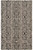 10' X 13' Gray Black And Ivory Striped Stain Resistant Area Rug