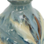 Beige And Brown Abstract Round Ceramic Table Vase - 880016432930