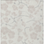 9' X 12' Ivory And Gray Floral Washable Indoor Outdoor Area Rug - 880016444087