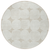 8' Beige And Brown Round Abstract Washable Indoor Outdoor Area Rug - 608219249922