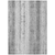 10' X 14' Gray And Ivory Striped Washable Indoor Outdoor Area Rug - 608219093006