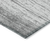 10' X 14' Gray And Ivory Striped Washable Indoor Outdoor Area Rug - 608219093006