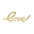 Cast Iron Love Tabletop Sign - 880016663402