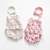 Baby Girl Floral Print Graphic Ruffle Design Sleeveless Onesies & Headband - 643491113936
