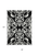 8' X 10' Black And Ivory Damask Washable Indoor Outdoor Area Rug - 880016549782