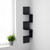 52" Black Wood Wall Mounted Corner Shelf - 880016585285