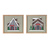 Framed Ski Lodge Wall Art  - 746427865142