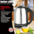 Better Chef 1.7L 7.2-Cup Stainless Steel Cordless Electric Kettle - 636555991700