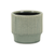 Ceramic 41 Ounce Striped Round Distressed Pot Planter - 880016490947