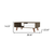 40" Brown And Brown and White Wood Coffee Table With Drawer And Shelf - 608219233143