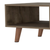 40" Brown And Brown and White Wood Coffee Table With Drawer And Shelf - 608219233143