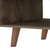 40" Brown And Brown and White Wood Coffee Table With Drawer And Shelf - 608219233143