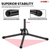 Mic Stand Floor Height Adjustable Tripod Microphone Stands w Extending Telescoping Boom Arm - 810047163077