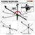 Mic Stand Floor Height Adjustable Tripod Microphone Stands w Extending Telescoping Boom Arm - 810047163077