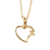 Necklace Mom Open Heart/Cross 18L - 603799692076