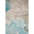 9' X 12' Teal Beige And Ivory Abstract Washable Area Rug With UV Protection - 880016607680