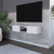 49" White Floating Mount TV Stand - 608219275860