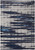 Homeroots Home Decor 10' X 13' Ivory Blue and Gray Abstract Power Loom Distressed Area Rug