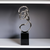 Aluminum Marble Modern Abstract Tabletop Sculpture - 880016393347