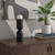 13" Black Metal Tabletop Pillar Candle Holder - 880016721911