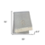 Herringbone Cotton Blend R Initial Throw Blanket with Tassels Embroidery - 880016677652