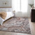 5' X 8' Gray And Ivory Abstract Washable Area Rug With UV Protection - 880024799957