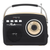 Supersonic Multi-Function Bluetooth Retro Speaker with Rechargeable Battery  - 639131812017