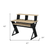 47" Natural and Black Music Desk - 606114865391