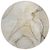 8' Round Beige and Gray Round Abstract Washable Non Skid Indoor Outdoor Area Rug - 608219091637
