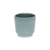 Ceramic 23 Ounce Striped Round Distressed Pot Planter - 880024963563