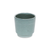 Ceramic 23 Ounce Striped Round Distressed Pot Planter - 880024963563