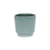 Ceramic 23 Ounce Striped Round Distressed Pot Planter - 880024963563