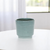 Ceramic 23 Ounce Striped Round Distressed Pot Planter - 880024963563