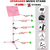 Music Stand For Sheet Music Portable Tripod Adjustable Folding Note Holder PINK - 810144132280
