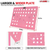 Music Stand For Sheet Music Portable Tripod Adjustable Folding Note Holder PINK - 810144132280