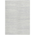 9' X 12' Silver And Ivory Abstract Washable Indoor Outdoor Area Rug - 880016389623