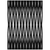 10' X 14' Black Ivory And Gray Geometric Washable Indoor Outdoor Area Rug - 608219386412