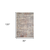 Brick Floral Medallion Runner Rug With Fringe - 880016793949