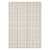 9' X 12' Ivory And Gray Wool Plaid Hand Tufted Area Rug - 880016827576