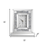 Faux Crystal MirroGlass Table Clock - 880016674941