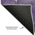 3' X 5' Purple And Ivory Abstract Washable Area Rug With UV Protection - 880024502090