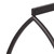 22" Black Geometric Metal And Glass Lantern Candle Holder - 880024621326