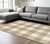 10' X 13' Beige And Ivory Geometric Distressed Area Rug