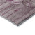 10' X 14' Plum And Ivory Floral Washable Area Rug With UV Protection - 880024748122