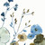 Set Of Two Blue Blossoming Silver Framed Wall Art - 880024530758