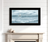 Three Sailboats Ocean Scene Black Framed Wall Art - 880016716849