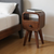 Solid Wood Square One Drawer Nightstand - 880016664362