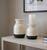 Distressed Ceramic Tabletop Pillar Candle Holders - 880016730708
