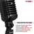 Vintage Microphone Classic Dynamic Professional XLR Studio Retro Style Mic  - 810144133348