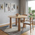 79" Natural Solid Wood Oval Dining Table - 880016393675
